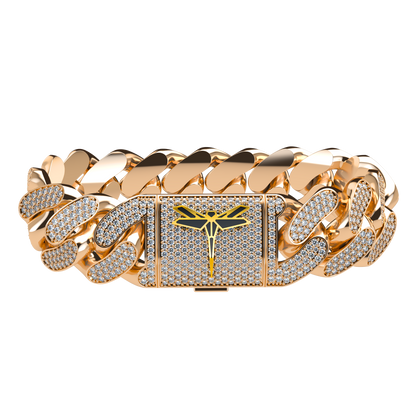 VCL Cuban Link bracelet with full diamond pavé 20mm
