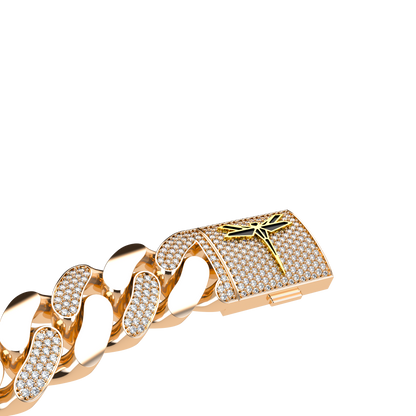 VCL Cuban Link Alternate diamond Pavé 20mm