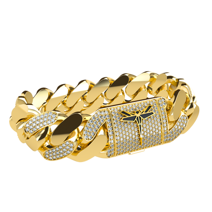 VCL Cuban Link Alternate diamond Pavé 20mm