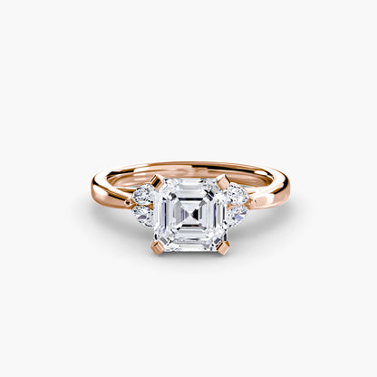 The Celestial starburst diamond ring