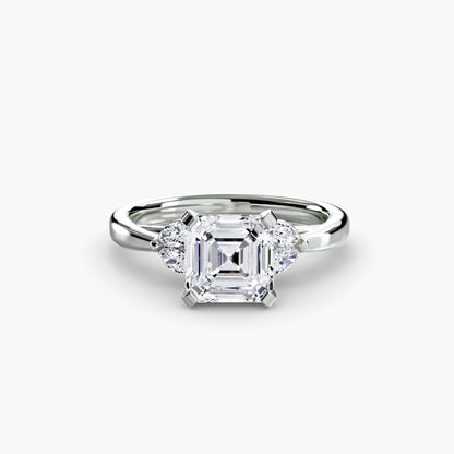 The Celestial starburst diamond ring