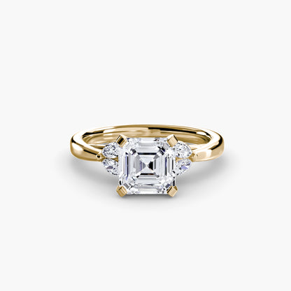 The Celestial starburst diamond ring