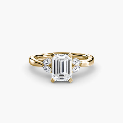 The Celestial starburst diamond ring