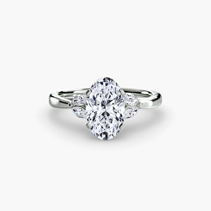 The Celestial starburst diamond ring