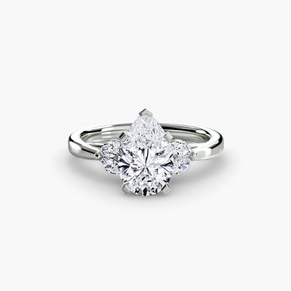 The Celestial starburst diamond ring