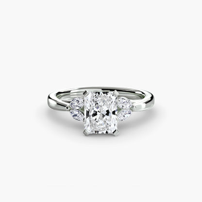 The Celestial starburst diamond ring