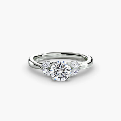 The Celestial starburst diamond ring