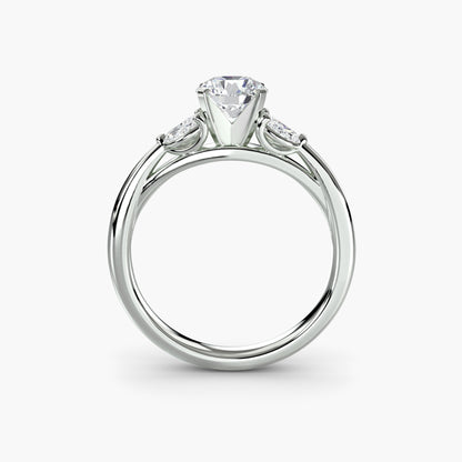 The Celestial starburst diamond ring