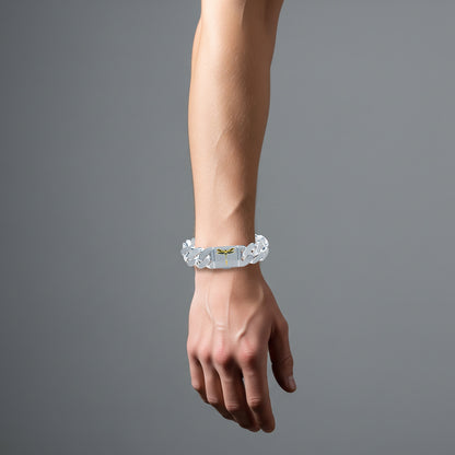 VCL Cuban Link bracelet with full diamond pavé 20mm