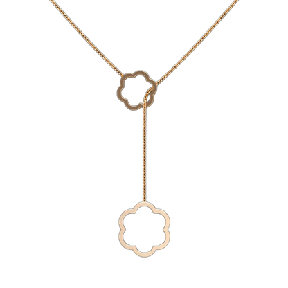 Flower Lariat Necklace