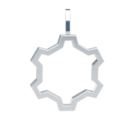 VCL Gear cog Pendant