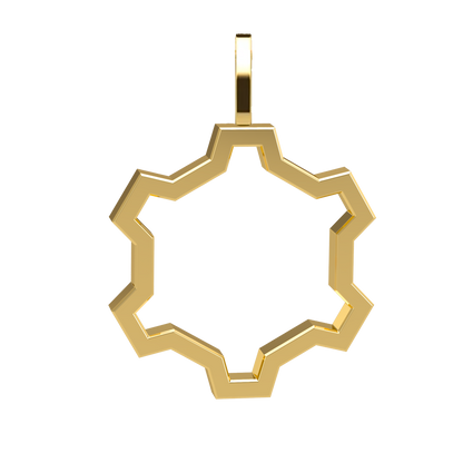 VCL Gear cog Pendant