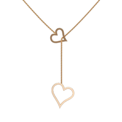 Heart Lariat Necklace