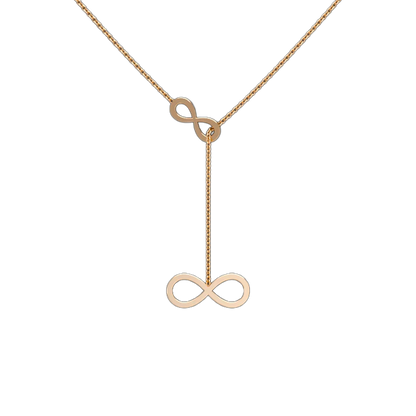 Infinity Lariat Necklace