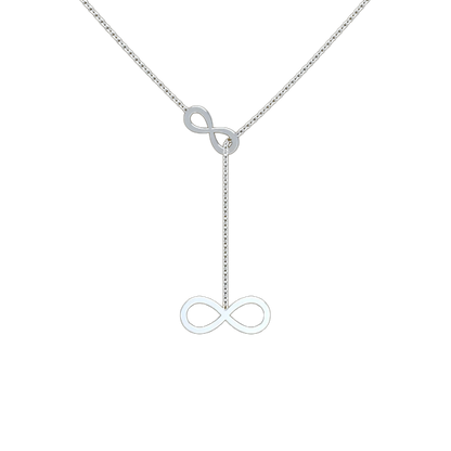 Infinity Lariat Necklace