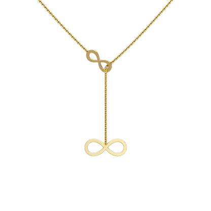 Infinity Lariat Necklace