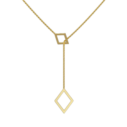 Losange Lariat Necklace