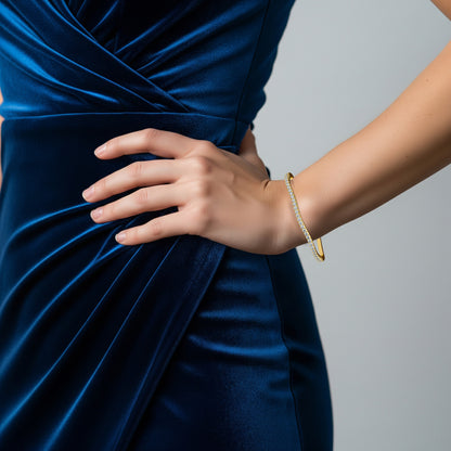 VCL Prestiges Pavé Wave Bangle