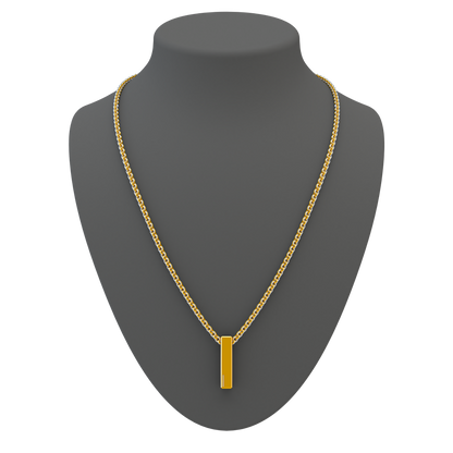 Pure Monolyth Pendant 24 Inch Chain - ™ Joaillerie VCL