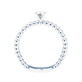 Bubble Wave Stackable Prongs Solitaire