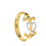 Heart Anchor Ring