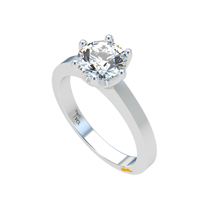 Albany Solitaire Plain 1.00-1.29cts - ™ Joaillerie VCL
