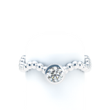 Bubble Wave Stackable Bezel Solitaire