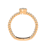 Bubble Wave Stackable Bezel Solitaire