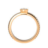 Pavé Stackable Bezel Solitaire