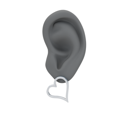 Heart Earring - ™ Joaillerie VCL