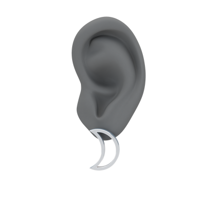Half Moon Earring - ™ Joaillerie VCL