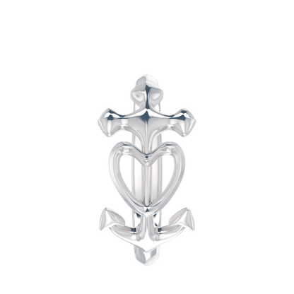 Heart Anchor Ring - ™ Joaillerie VCL