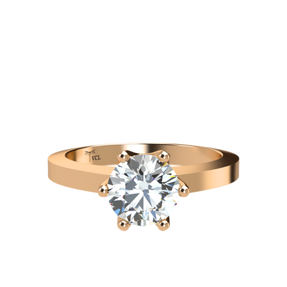Albany Solitaire Plain 1.00-1.29cts - ™ Joaillerie VCL