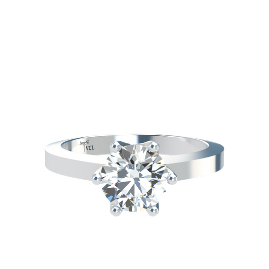 Albany Solitaire Plain 1.00-1.29cts - ™ Joaillerie VCL