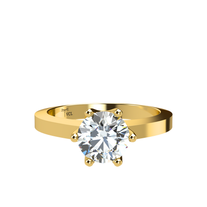 Albany Solitaire Plain 1.00-1.29cts - ™ Joaillerie VCL