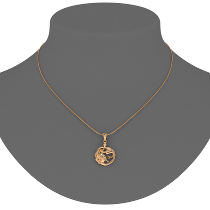 Medusa Pendant - 14kt 18kt gold - ™ Joaillerie VCL