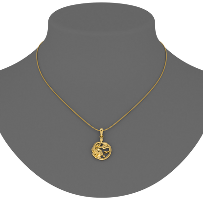 Medusa Pendant - 14kt 18kt gold - ™ Joaillerie VCL
