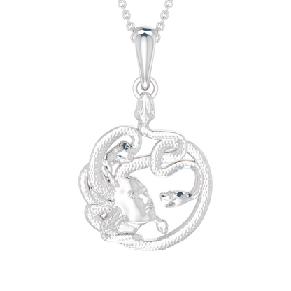 Medusa Pendant - 14kt 18kt gold - ™ Joaillerie VCL