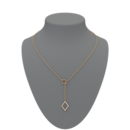 Losange Lariat Necklace - ™ Joaillerie VCL