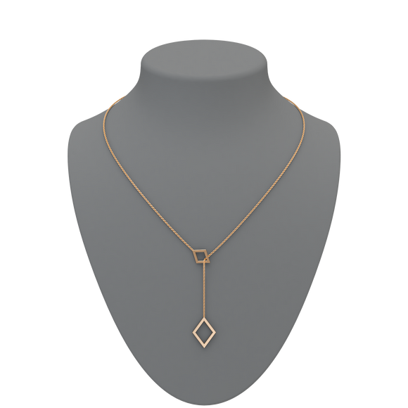 Losange Lariat Necklace