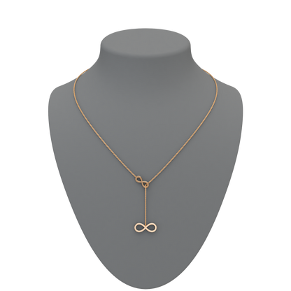 Infinity Lariat Necklace - ™ Joaillerie VCL