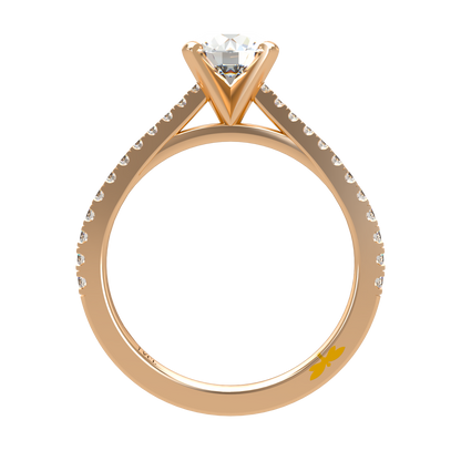 Charmaine Brilliant Cut Pavé 1.00-1.29cts - ™ Joaillerie VCL