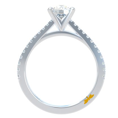 Charmaine Brilliant Cut Pavé 1.00-1.29cts - ™ Joaillerie VCL