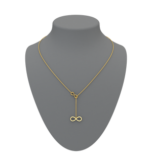 Infinity Lariat Necklace