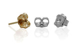 4 Prongs Diamond Studs In 18 Yellow Gold