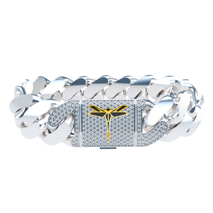 20mm Plain Cuban Link Platinum - ™ Joaillerie VCL